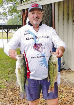 Gary West wins Many Bass Club’s May tourney