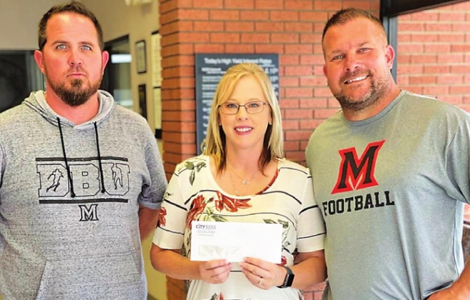 City Bank sponsors Many High football
