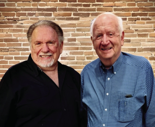 Country Music Legend Gene Watson, at left, is shown with Robert Gentry of Many recently in Branson, Mo.