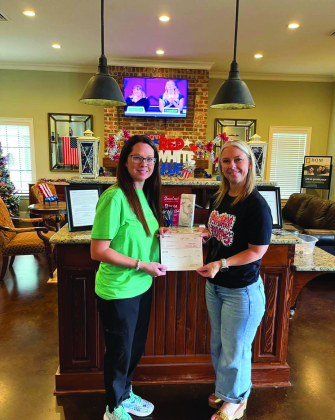 BOM Bank was honored to support the 4th Annual Forever 11 Memorial Tournament. The Kyndall Gilley Memorial Co-Ed Softball Tournament was created to raise money for scholarships in loving memory of Kyndall. Pictured left to right: Andi Sepulvado and BOM’s Tiffany Miller.
