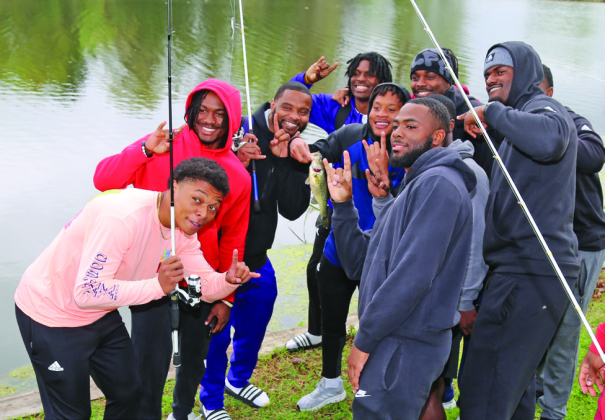 NSU holds Fishing 101 for football team