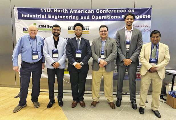 Brady, NSU Engineering Dept. stand out at international conference