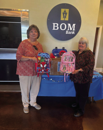 BOM Bank was proud to donate backpacks to the Pendleton Assembly of God Back to School Bash! We’re excited to help local students start the new school year feeling prepared, confident, and ready to learn. A big thank-you to everyone helping make this event a special one for local families. BOM is proud to support our communities and the students who make them stronger! Pictured left to right: Donna Hensley and BOM’s Twyla Lovelady.