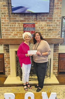 BOM Bank was proud to make a donation to the Sabine Parish School Board in recognition of the 2026 Principal, Teacher, and Bus Driver of the Year recipients! As part of this special recognition, BOM Bank provided an iPad for the recipients to celebrate their dedication and impact on students and schools throughout Sabine Parish. Pictured left to right: BOM’s Linda Guay and Marina Blaine.