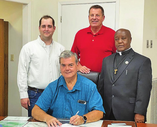 Town of Many honors St. John the Baptist Catholic Church on 150th anniversary
