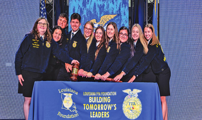 Louisiana FFA elects officer team, awards members at state convention