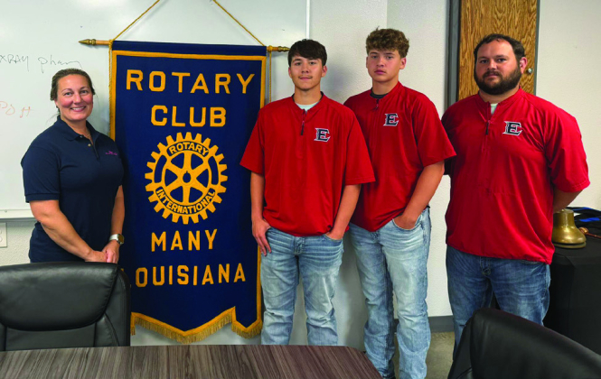 Many’s Rotary Club supports Ebarb baseball