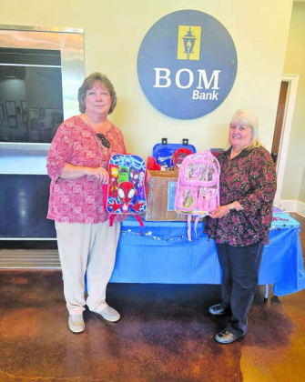 BOM Bank was proud to donate backpacks to the Pendleton Assembly of God Back to School Bash! We’re excited to help local students start the new school year feeling prepared, confident, and ready to learn. A big thank-you to everyone helping make this event a special one for local families. BOM is proud to support our communities and the students who make them stronger! Pictured left to right: Donna Hensley and BOM’s Twyla Lovelady.