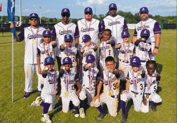 The hard working 2026 All Stars team is pictured. The team consists of Hudson Ritter, Traes Rivers, Tate Williams, Pnut Montgomery, Easton Dorton, Denali Williams, Amare Floyd, Auston Collier, Dida Aldredge, Jaden Hurst, Brisyn Miller, and William Procell. Their coaches are Dawson Ritter, Lex Rivers, Tre Williams, Darius Montgomery, and David Dorton.