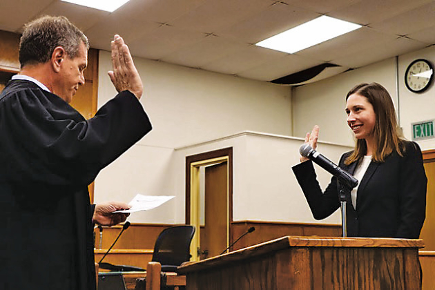 Verity Gentry sworn in as judge