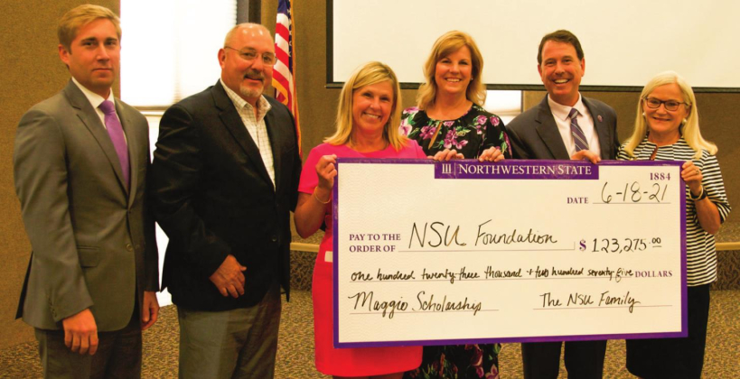 Maggios honored with scholarship after decades of service to NSU