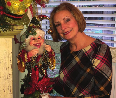 Christmas elves decorate Migliore home