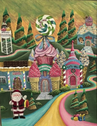 The Adult Christmas poster winner for 2024 is Kathryn Latham. She was presented with a check for $200.00 from Mayor Robert Hable at the Christmas Poster Unveiling and Honoree Reception on November 14th at the CDC Building in Many.