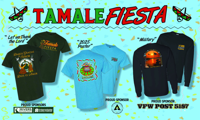 Tamale Fiesta releases 2025 T-shirt designs