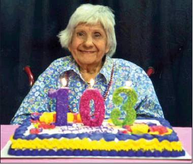 Maggie Manshack celebrates 103rd birthday