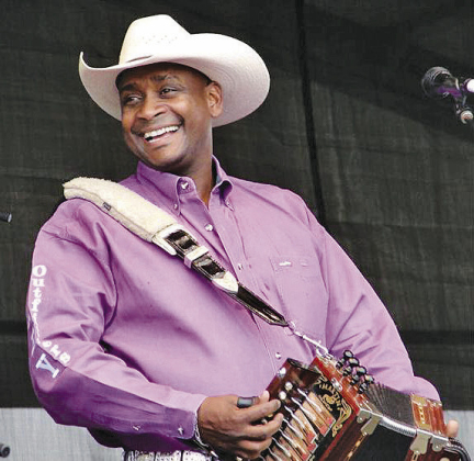 Musician Geno Delafose will be among those performing at the 46th Annual Natchitoches-NSU Folk Festival on Saturday July 18, in the air–conditioned Prather Coliseum located at 220 South Jefferson Street on the Northwestern State University campus in Natchitoches. Photo by Masahiro Sumori.