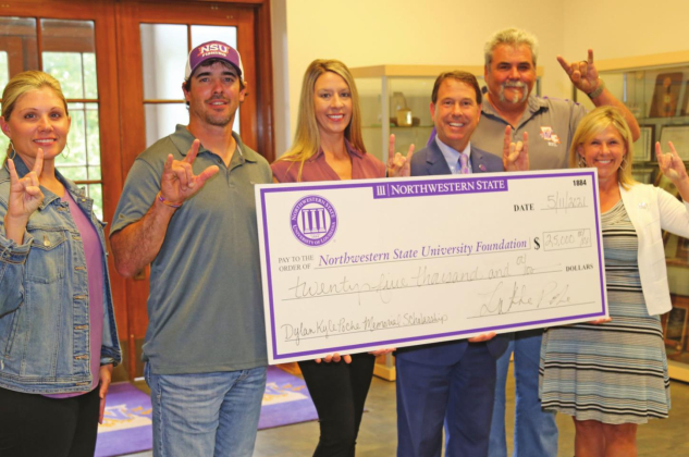 Poche Memorial Bass Tournament proceeds donated to NSU