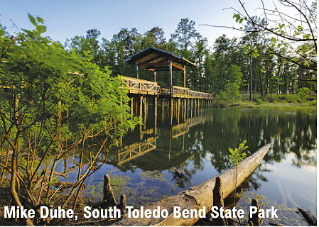 Toledo Bend image included in La. State Parks 2027 promotional calendar