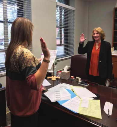 Wooley sworn in as Many Chief of Police