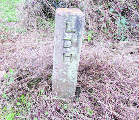 Peason’s old highway marker