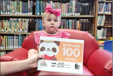 Sabine’s young reach reading milestones