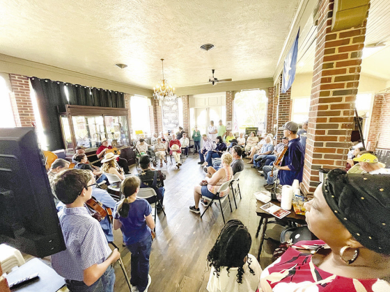 Clancey Stewart participates in “Fiddlin’ with the Finest” performance on June 15