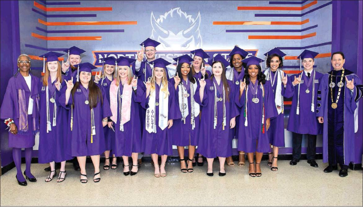 NSU recognizes top grads at commencement