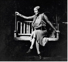 Mary Osborn as she appeared in “Sim, One Night with a Lady Undertaker from Texas.”