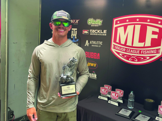 Boater winner Riley Harris of Orange, Texas,