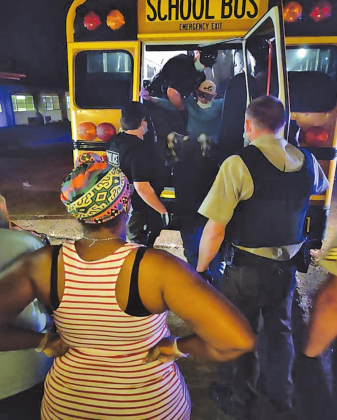Many PD, SPSO assist Hurricane Ida evacuees
