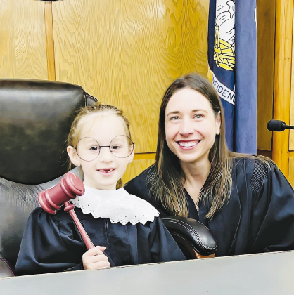 Future litigator receives special treat