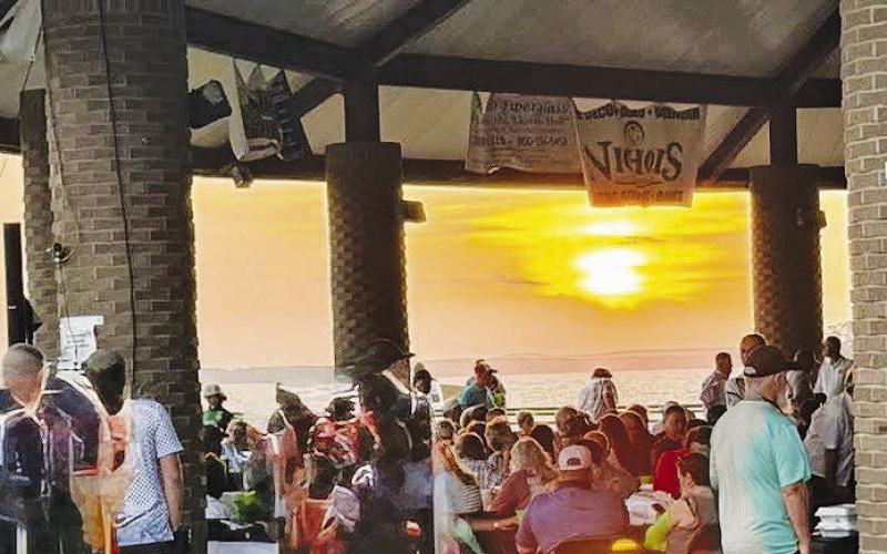 Toledo Bend sunset gave the TBLA Bass Unlimited Auction a perfect glow.