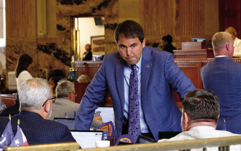Rep. Ryan Bourriaque is pushing to fix the state’s road and bridges. Photo credit: Cross Harris/LSU Manship School News Service