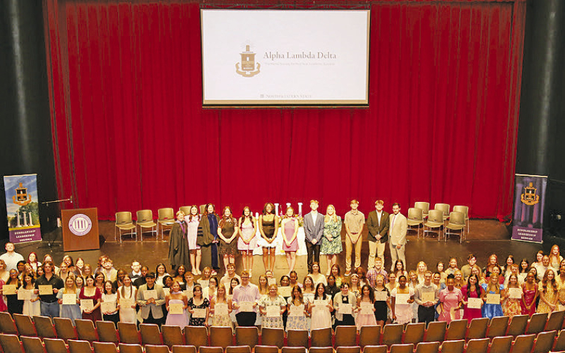 Northwestern State initiated 130 new members into Alpha Lambda Delta, the honor society for first-year students. Alpha Lambda Delta fosters lifelong academic success, scholarship opportunities and leadership training.