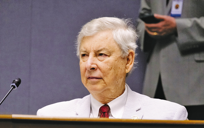 Rep. Larry Bagley proposed replaced inspection stickers with a QR code (Photo courtesy Cross Harris/LSU Manship School News Service)