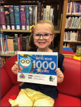 Library’s “1,000 Books Before Kindergarten” program continues to help Sabine’s youngsters