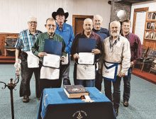 Many Masonic Lodge #411 honors two with 60-year certificates