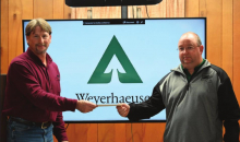 Weyerhaeuser donates thousands of dollars to local schools, organizations