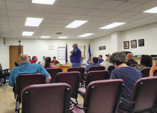 Angry locals address police jury regarding state of roads