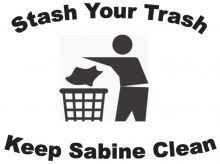 Locals urged to join April’s Sabine Trash Bash cleanup