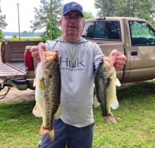 Sonnier claims first place at Many Bass Club’s May tourney