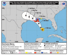 Emergency declared ahead of unprecedented dual hurricane threat