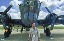 Bobby Williams takes flight on B-17 Super Fortress bomber