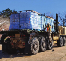 Homeland Security, National Guard provide bottled water for parish