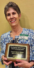Edith Palmer inducted into Sabine Hall of Fame, April 26