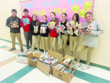 Book Nook donations made by MJHS 4-H