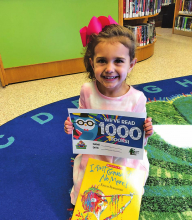Youngsters make progress in listening to 1,000 books before kindergarten