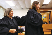 Verity Gentry sworn in as judge