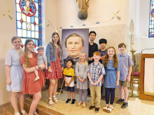 St. John the Baptist Catholic Church receives special visit
