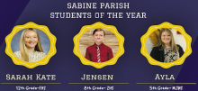 Sabine Parish Students of Year